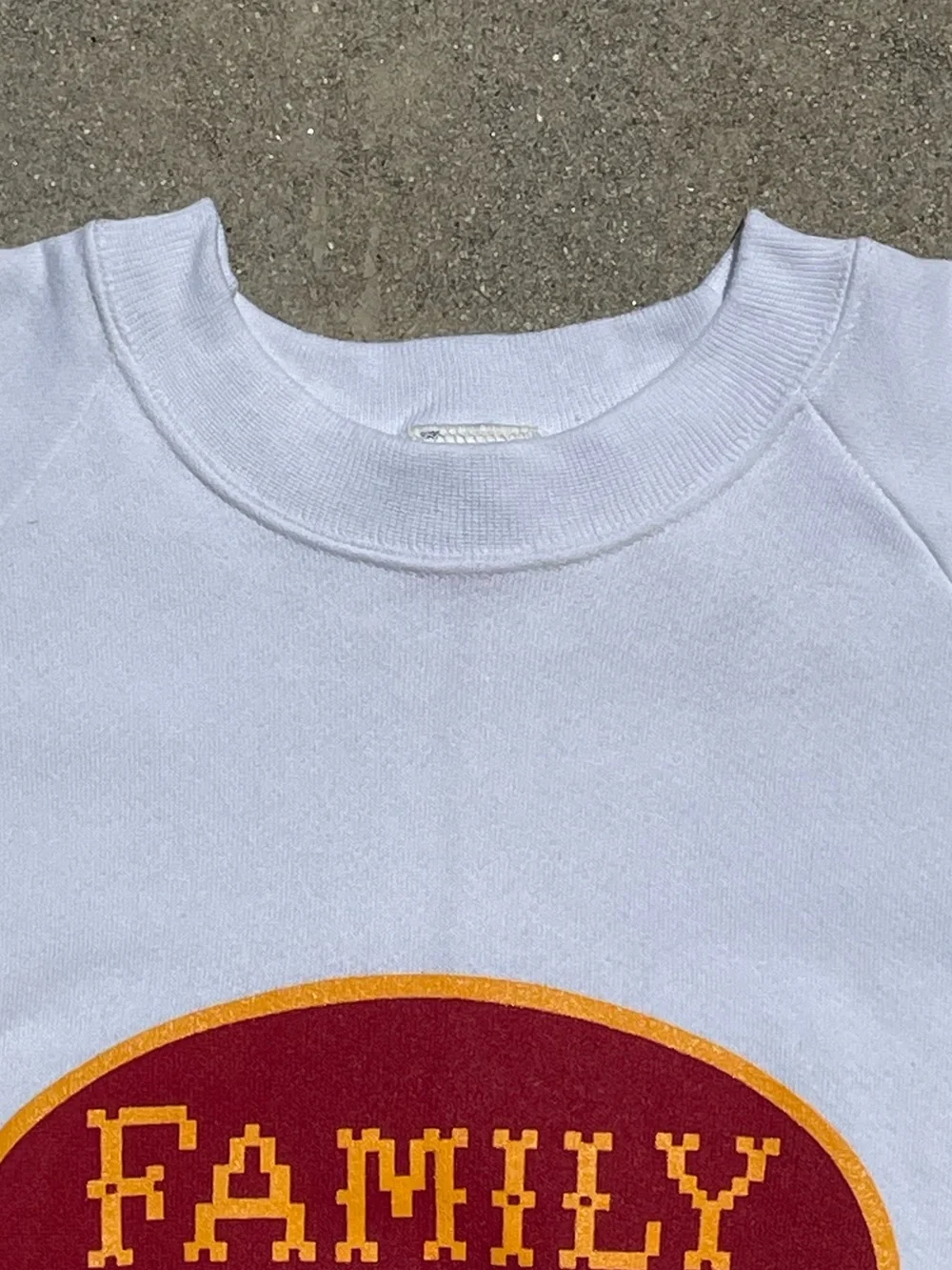 Vtg Deadstock 70s/80s Family Feud CBS Store Single Stitch Crewneck Sweater Sz XL